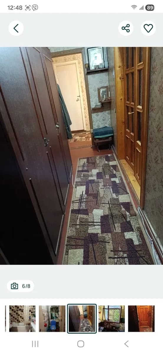 2-кімнатна квартира, Таврійський: роздільні кімнати, великий балкон - фото 4