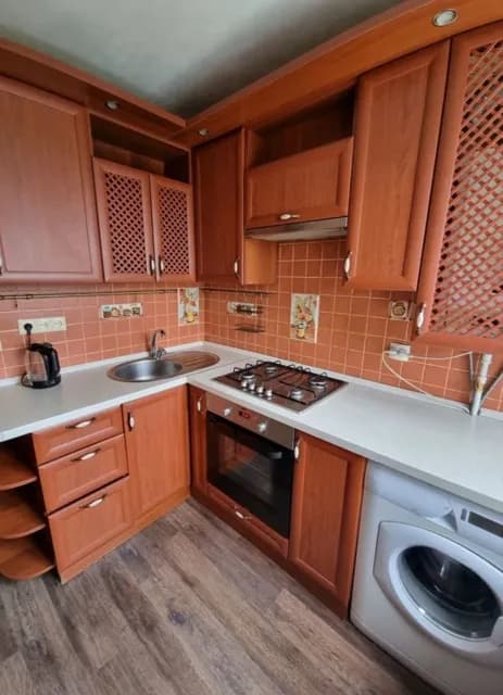 1-кімнатна квартира, Центральний: 10 хв до центру, газова колонка, без тварин - фото 1