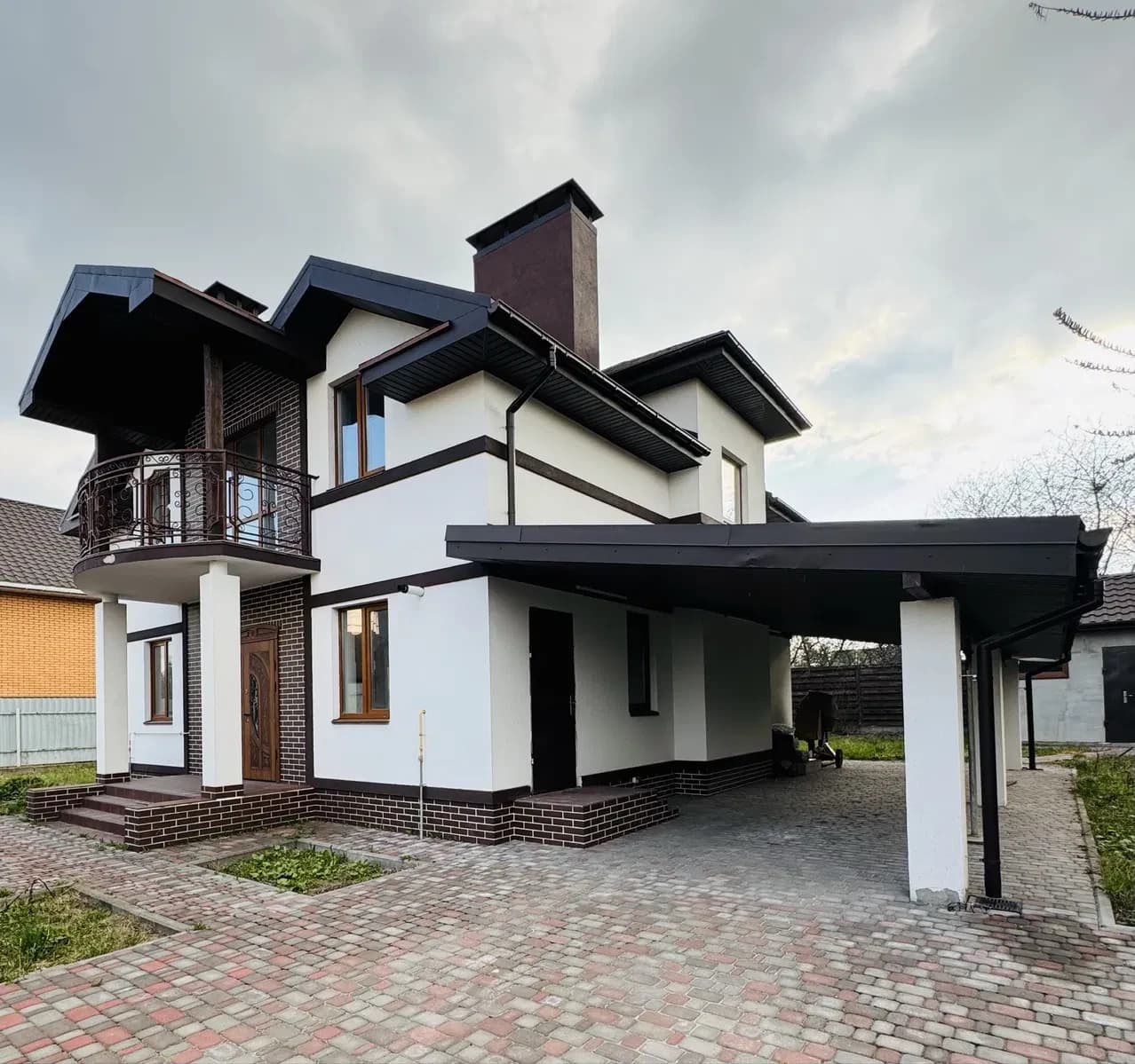 Будинок, Крюківщина: газове опалення, камін, навіс на 2 авто - фото 3