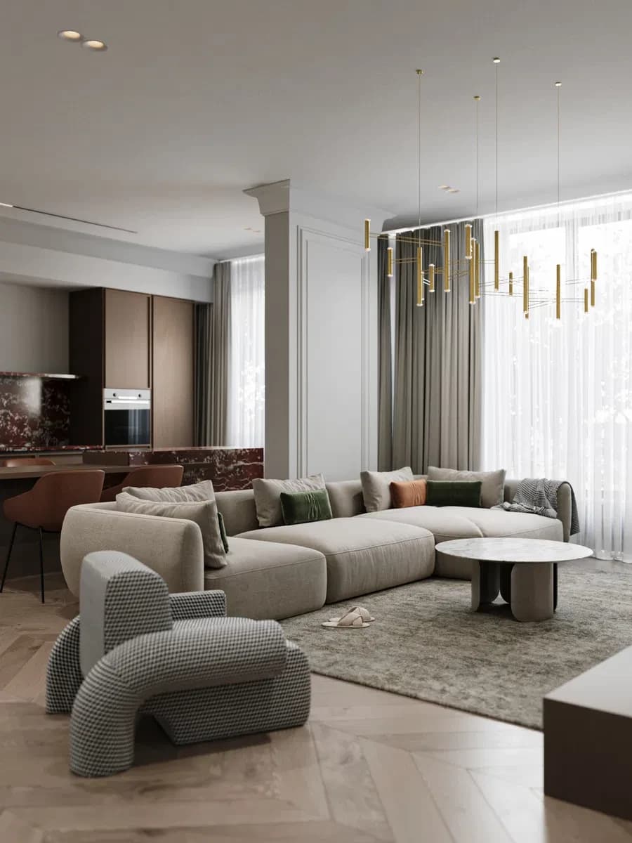 3-кімнатна квартира у ЖК Edelweiss House: дизайнерський проєкт