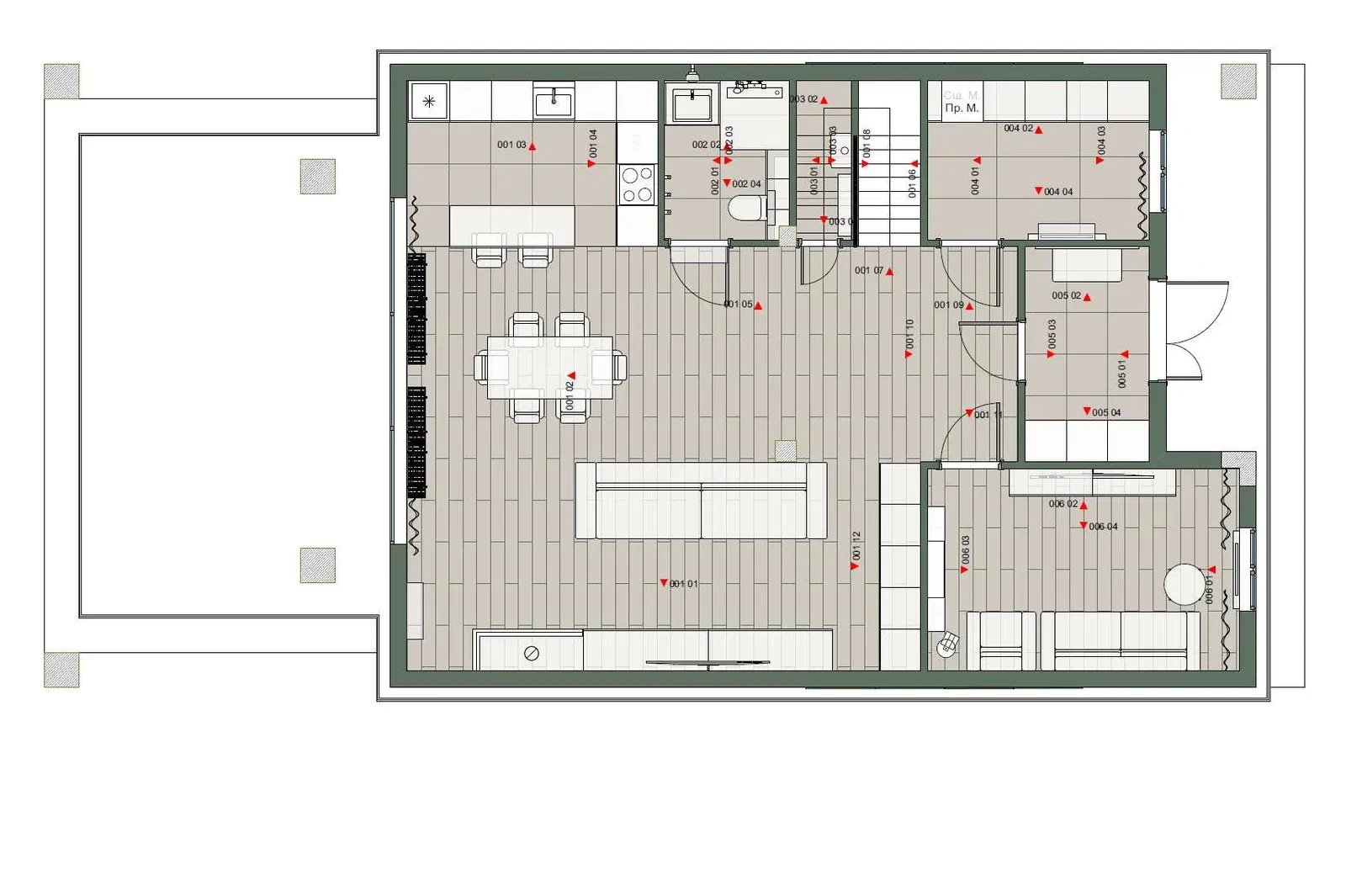 Котедж, Гнідин: тераса 60 м², вид на ліс, готова коробка - фото 5