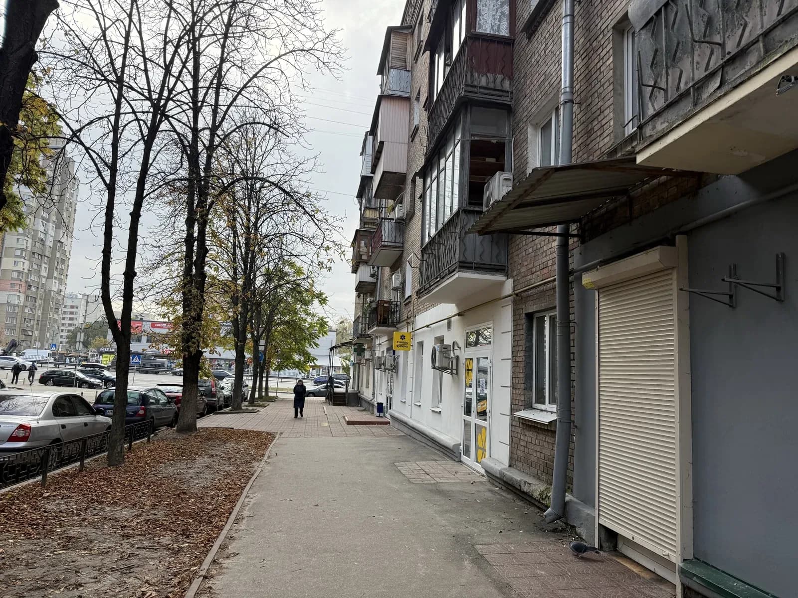 Магазин, Святошинський: фасадний, окремий вхід, метро Святошин 5 хв