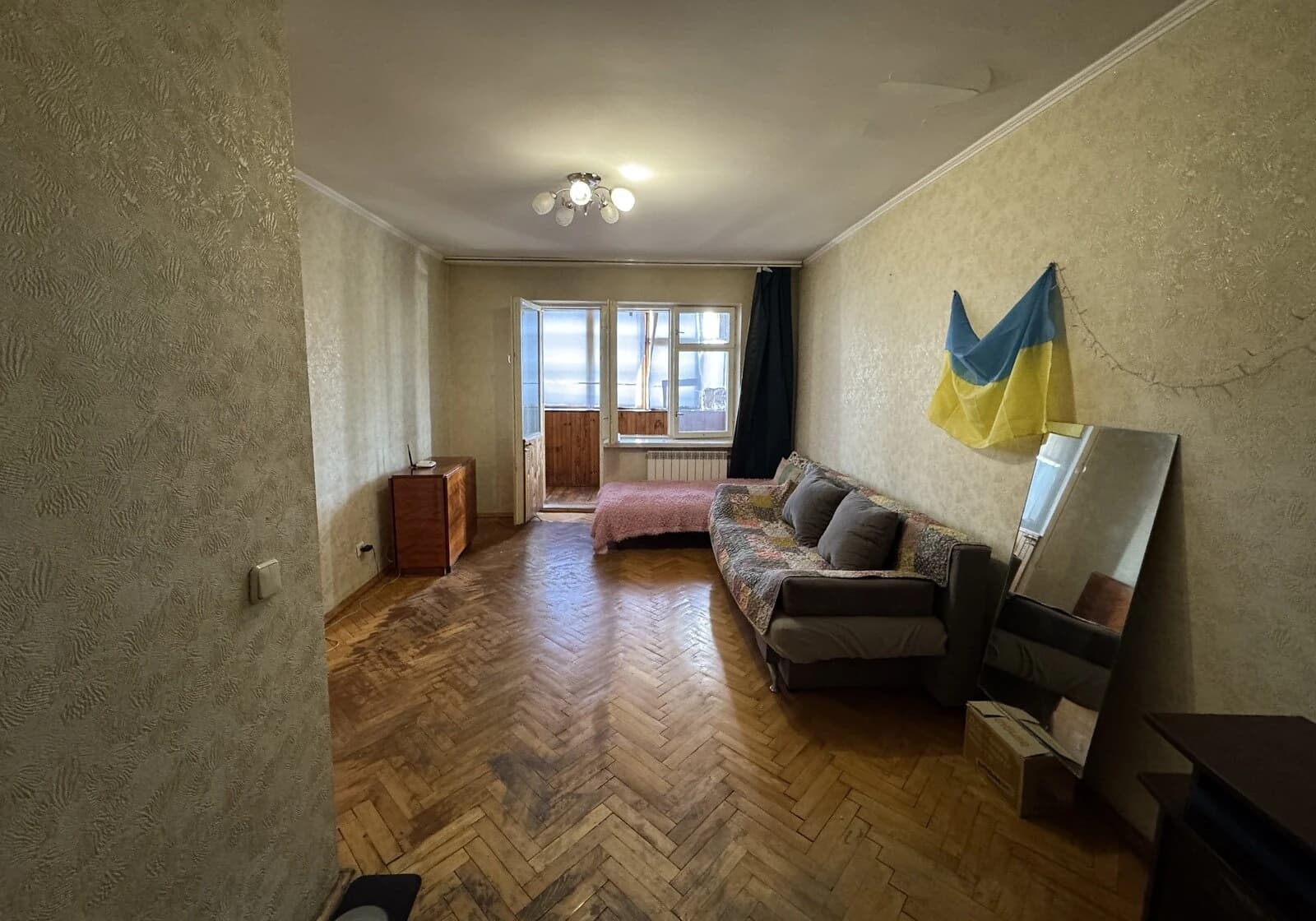 1-кімнатна квартира, Соцмісто: потребує ремонту, балкон - фото 1