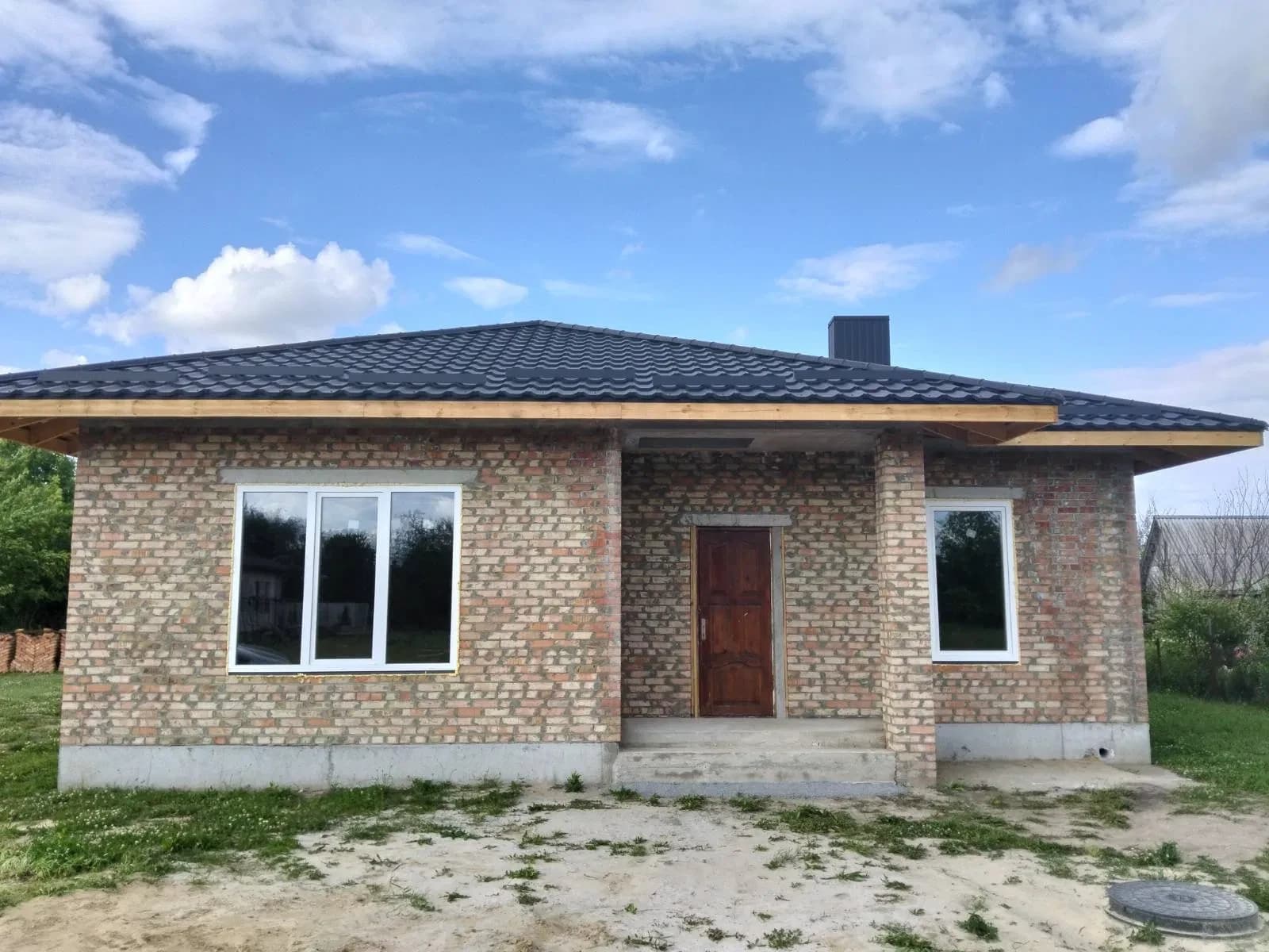 Будинок, Біла Криниця: тераса, торг, на етапі будівництва - фото 2