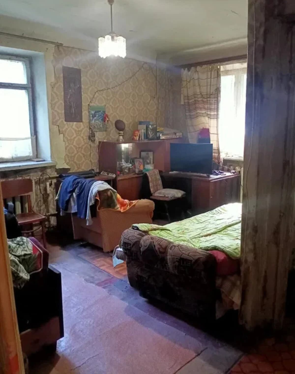 1-кімнатна квартира, Нові Дома: метро Армійська, цегляні стіни - фото 1