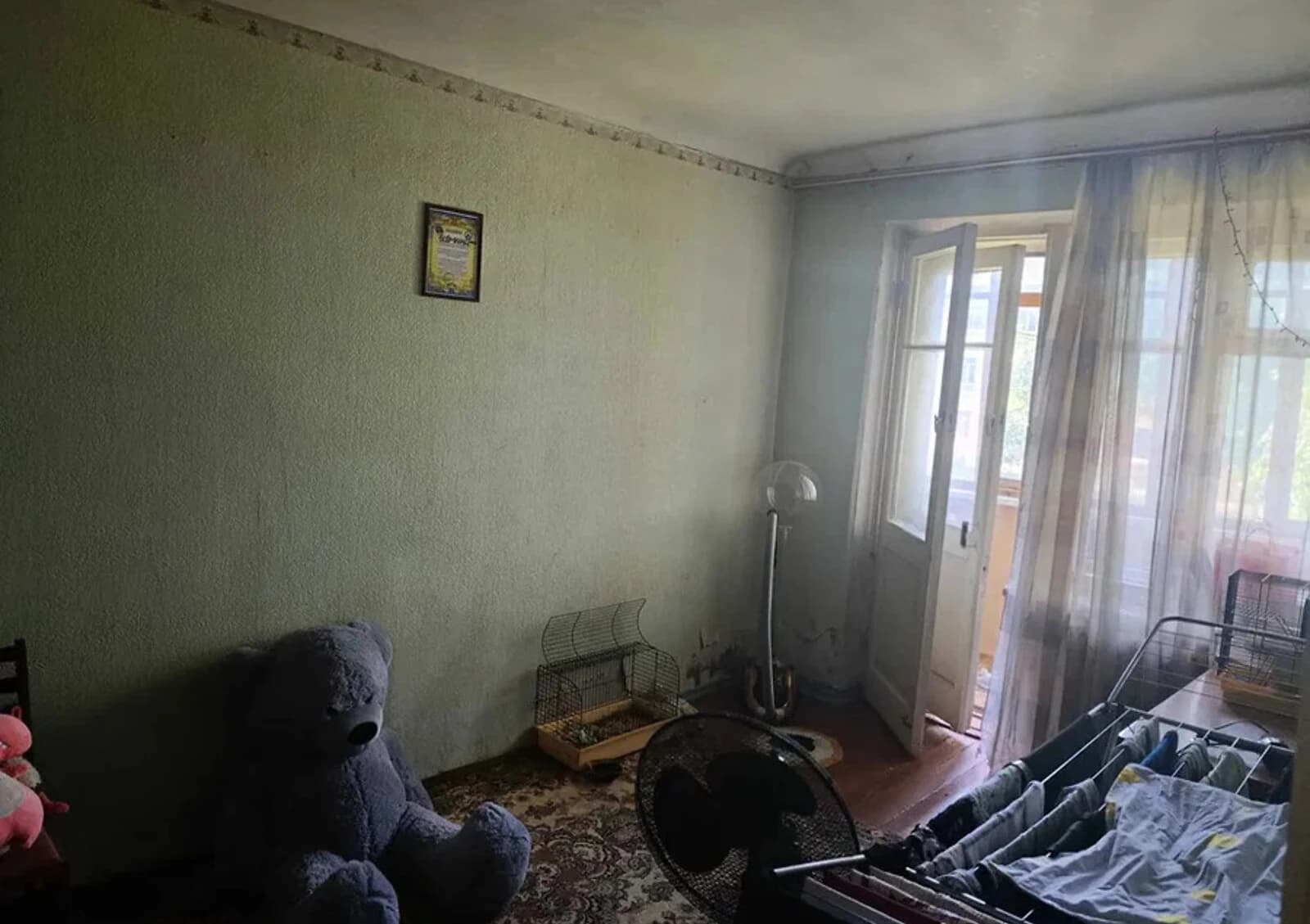 1-кімнатна квартира, Полтава: косметичний ремонт, балкон - фото 1