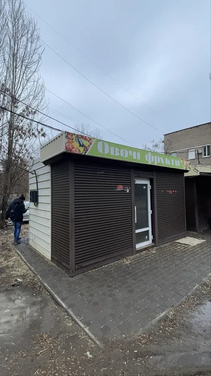 Кіоск, Заводський: прохідна точка, ролети, світло та електроживлення