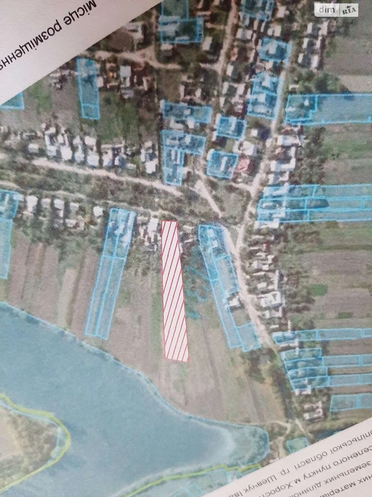 Ділянка 62 соток, Хоростків: природне озеро, електрика, чорнозем - фото 1