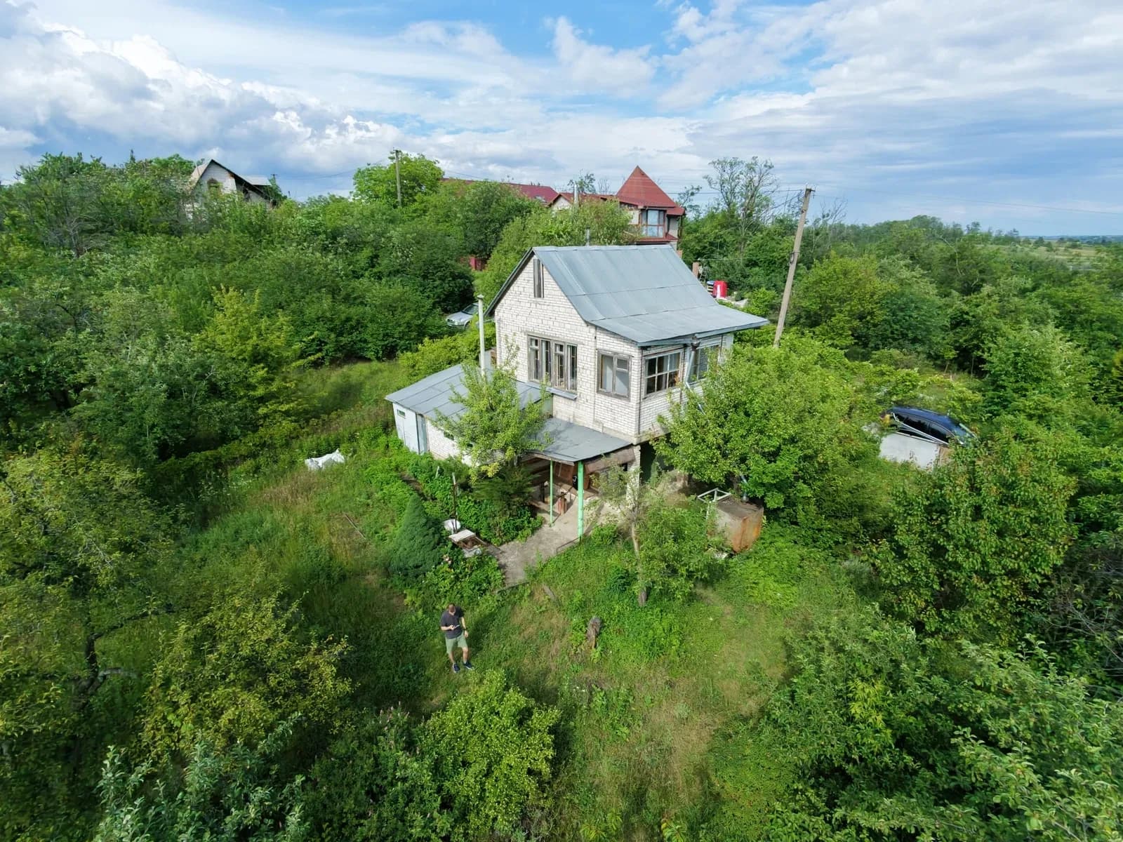 Дача, Дерев'яна: гараж, баня на 4 місця, вода завжди - фото 1