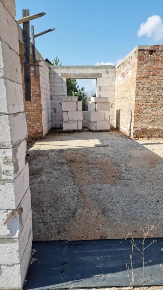 Ділянка 9 соток, Небіжка: почате будівництво, будинок 195 м² з гаражем - фото 2