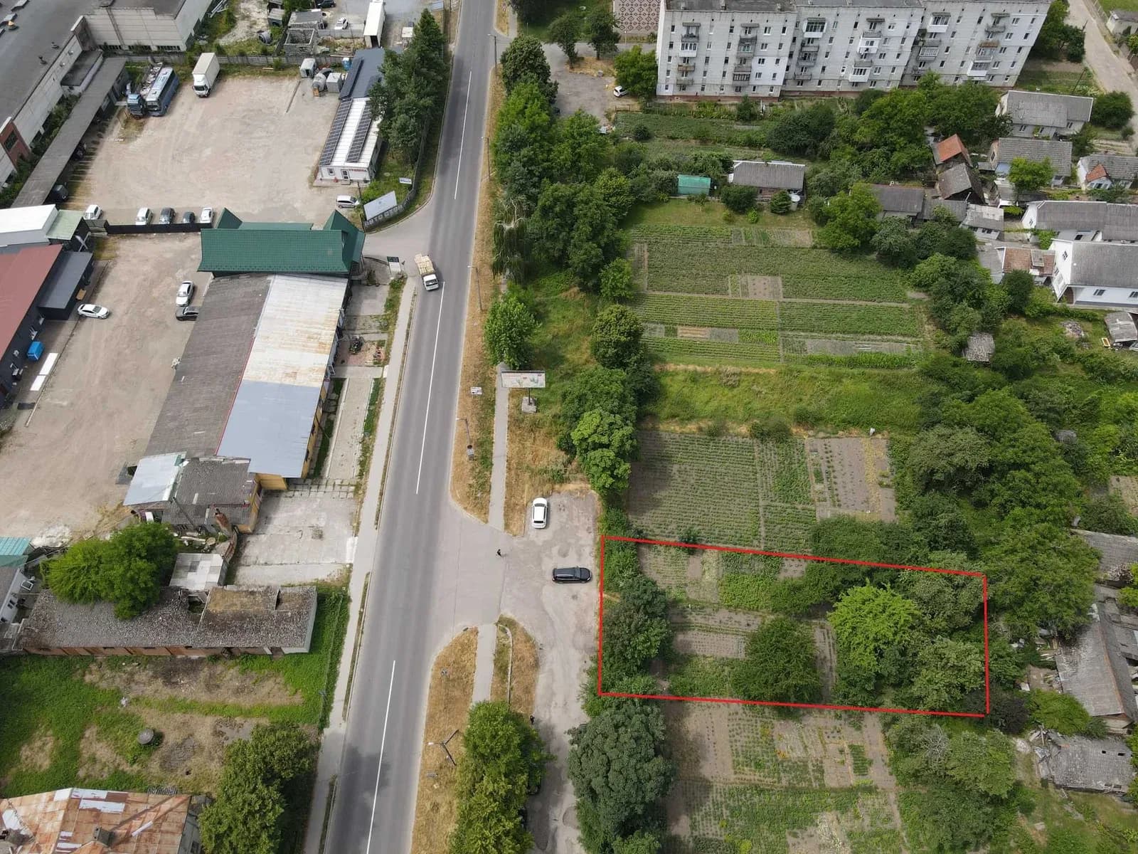 Ділянка 9 соток, Жидачів: дорога поруч, комбінат за 50 м - фото 3