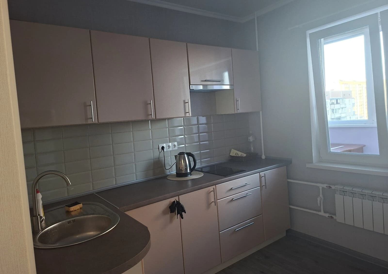1-кімнатна квартира, Мостицький Масив: євроремонт, двоспальне ліжко