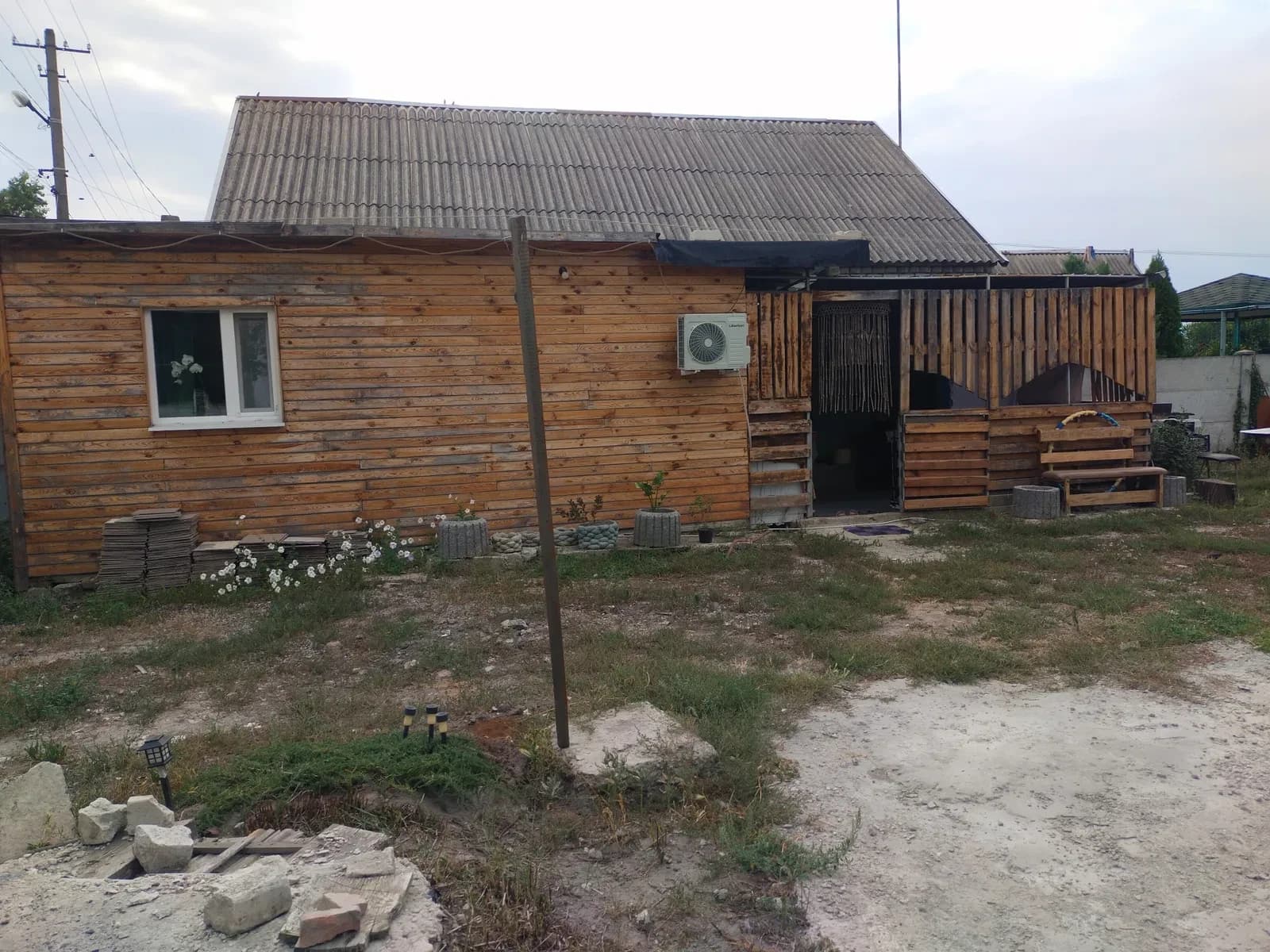 Ділянка 10 соток, Павлоград: мобільний будинок, свердловина, електрика - фото 1