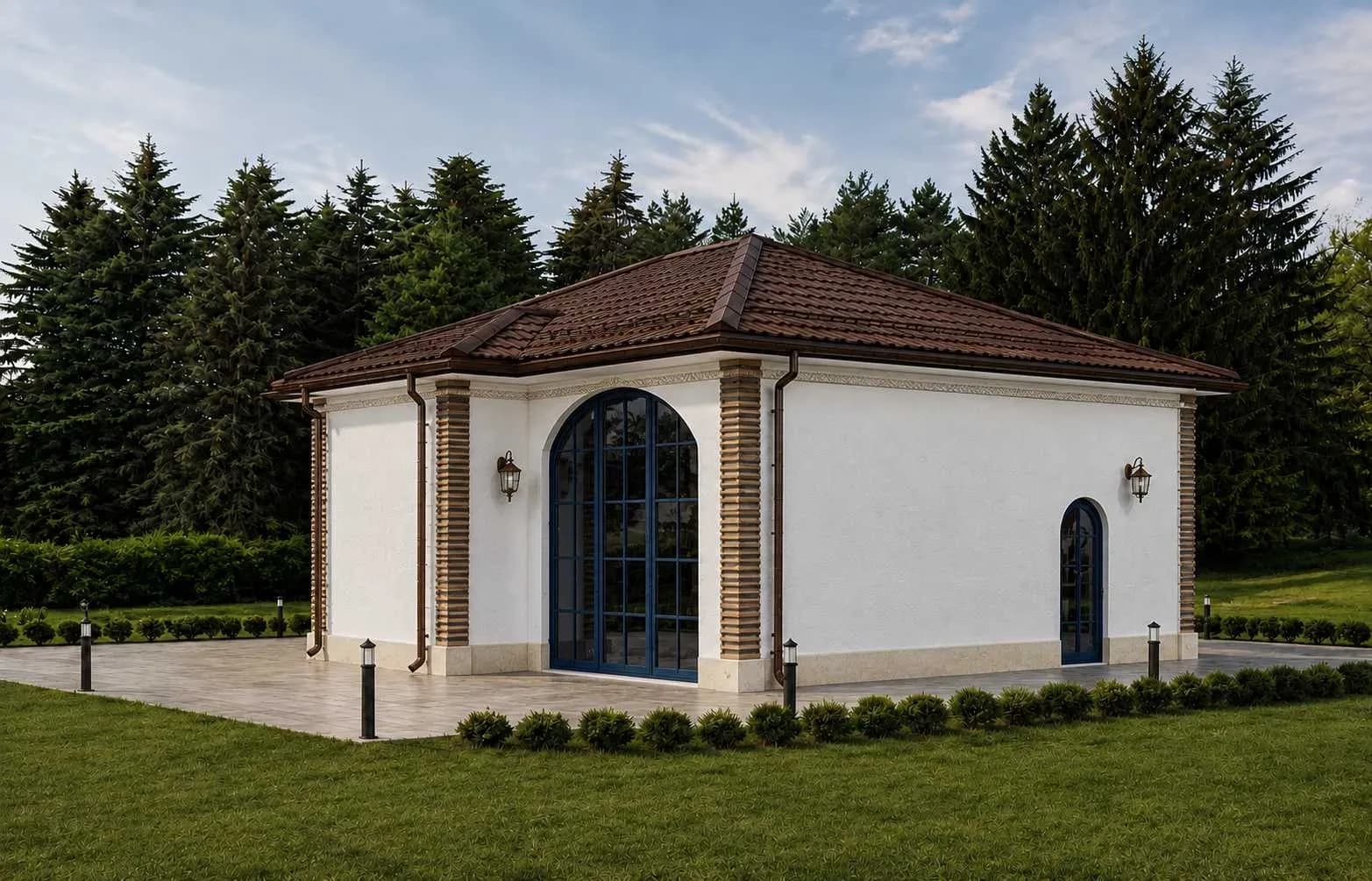 Котедж, Хмельницький: стелі до 4,8 м, панорамні й аркові вікна - фото 3