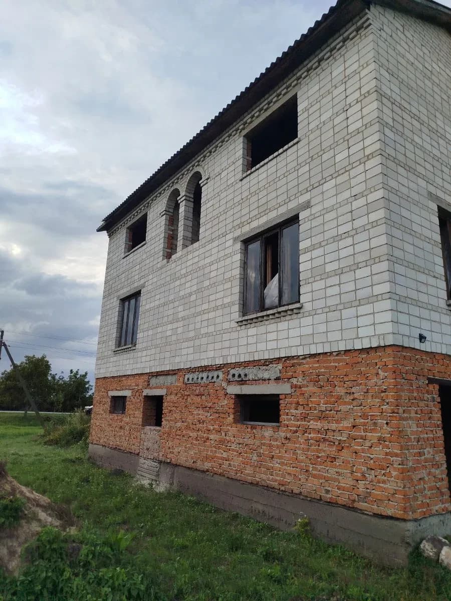Ділянка 30 соток, Великосілки: незавершене будівництво, будинок - фото 2