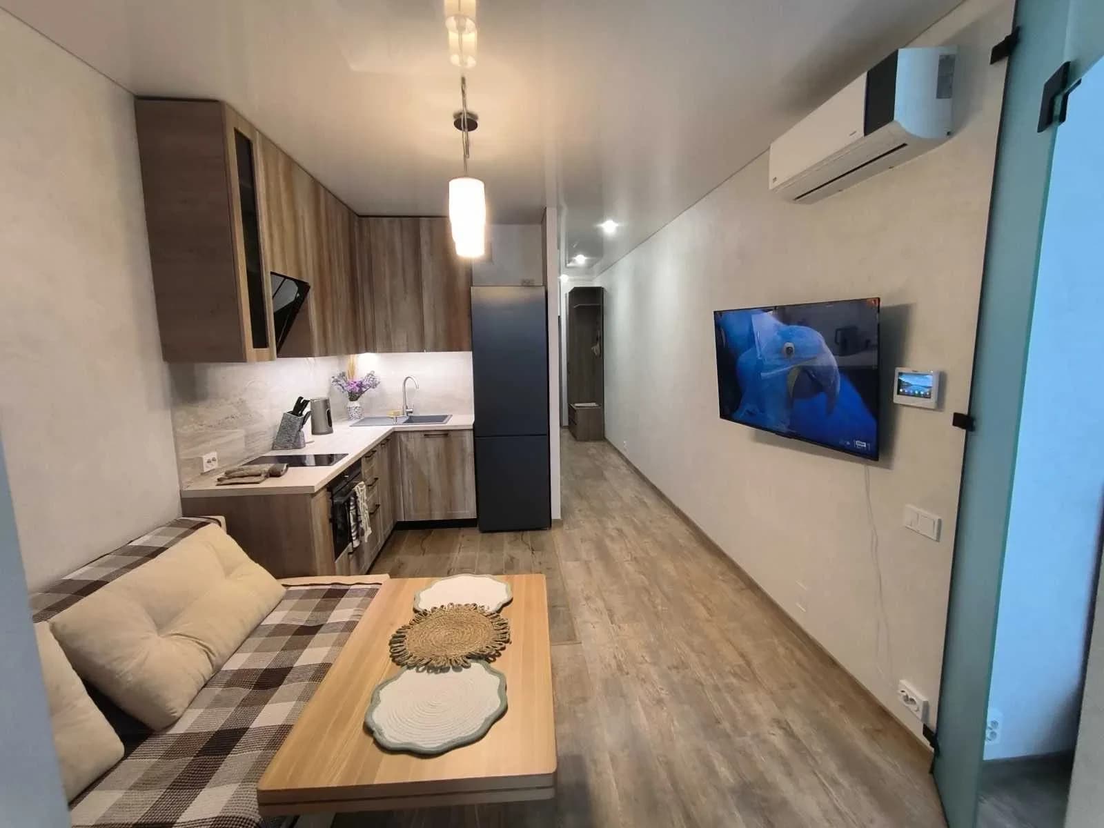 1-кімнатна квартира у ЖК Parus city: перша здача, кухня-вітальня - фото 2