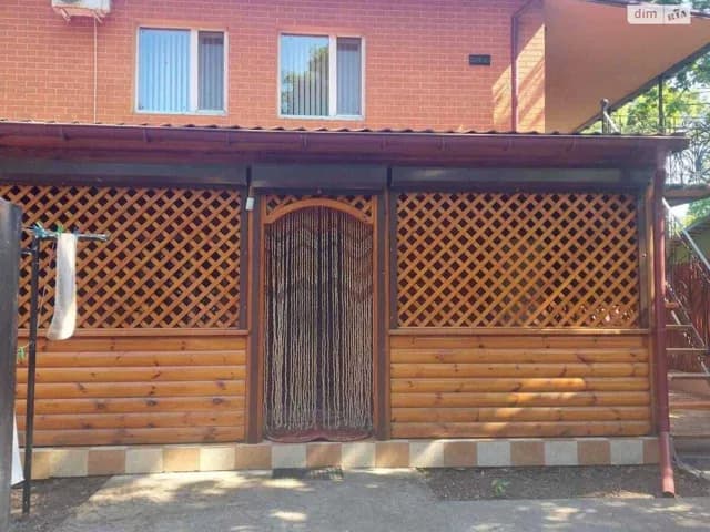 Дача, Лебедівка: тераса, цегляні стіни - фото 1