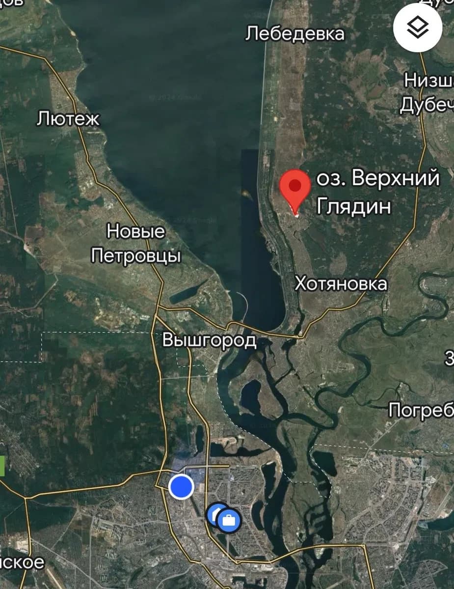 Ділянка 12 соток, Хотянівка: озеро Верхній Глядин, обмін на авто