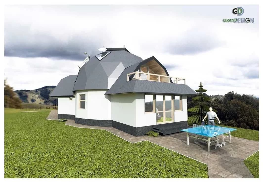 Купольний будинок, Переяслав: вода і світло, тимчасовий будинок 30 м² - фото 4