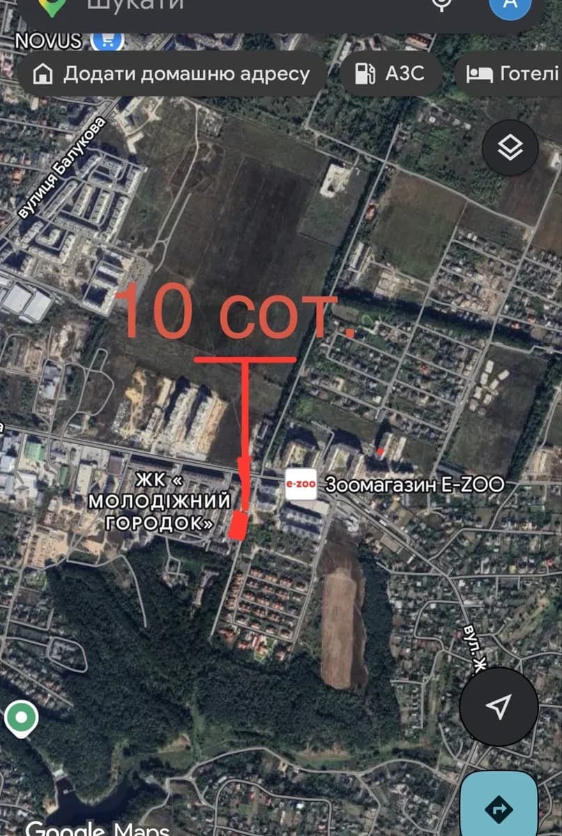 Ділянка 10 соток, Крюківщина: центральна каналізація, газ і вода - фото 2