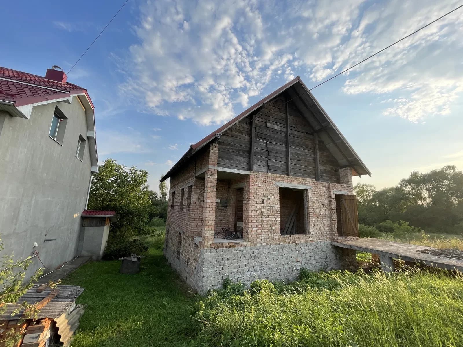 Будинок, Корнич: незавершене будівництво, ставок, криниця - фото 2
