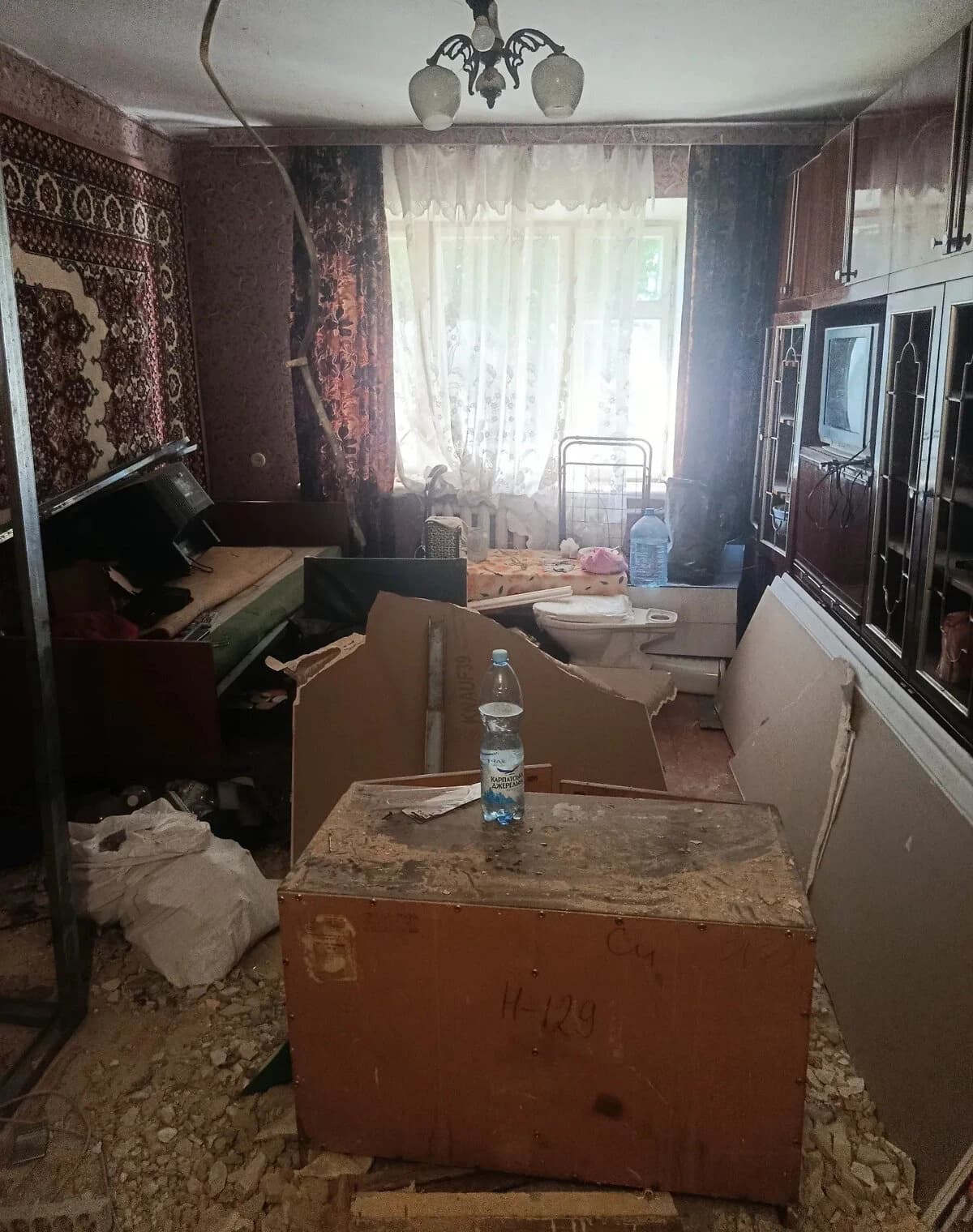 1-кімнатна квартира, Новозаводський: чорнова штукатурка, цегляні стіни - фото 5