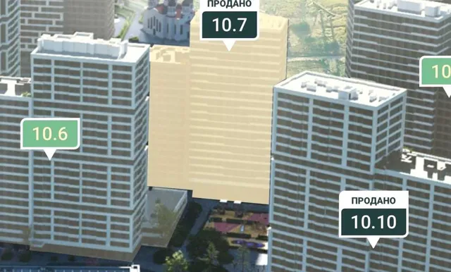 1-кімнатна квартира у ЖК Варшавський 3: тераса, вид на ліс - фото 2