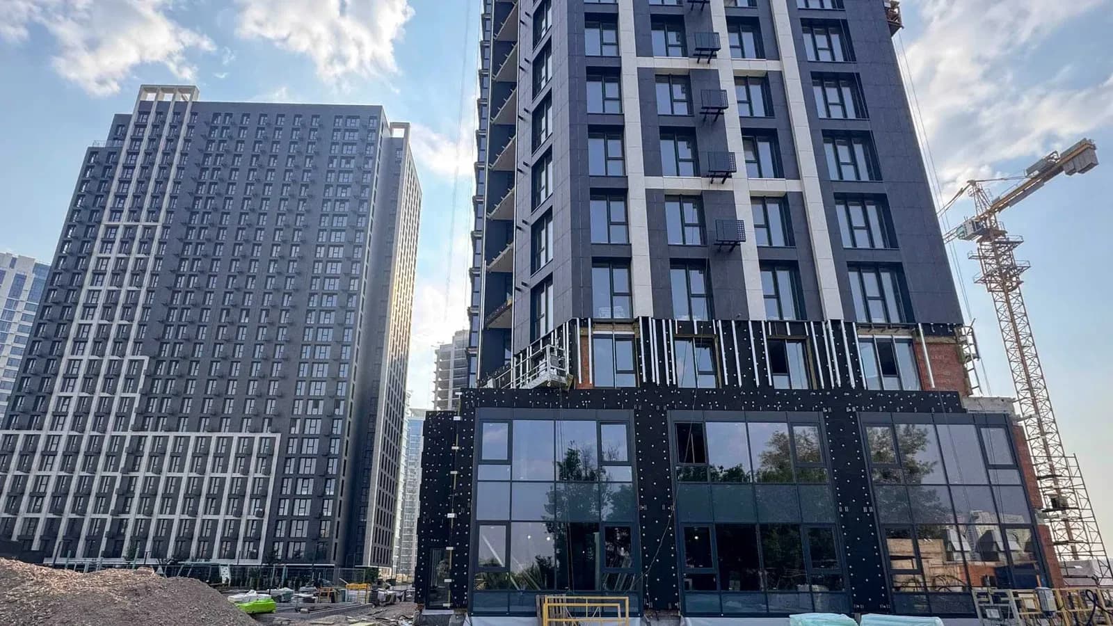 Євро-2 у ЖК Nordica Residence: кухня-вітальня 30 м², 2 санвузли - фото 1