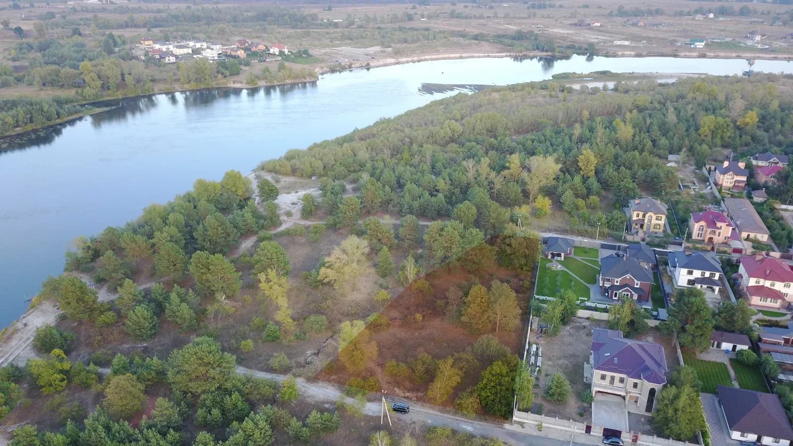 Ділянка 9,63 соток, Новосілки: перша лінія до річки Десна, світло, газ - фото 1