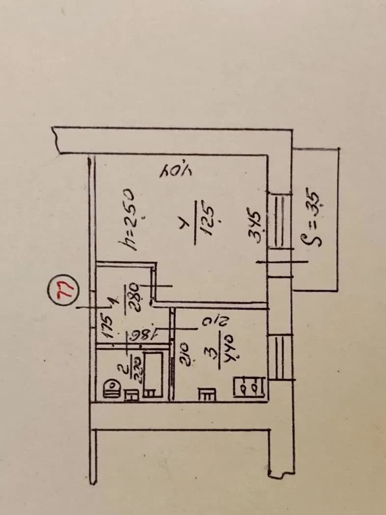 1-кімнатна квартира, Роменська: окрема кімната, єОселя, газова колонка - фото 5