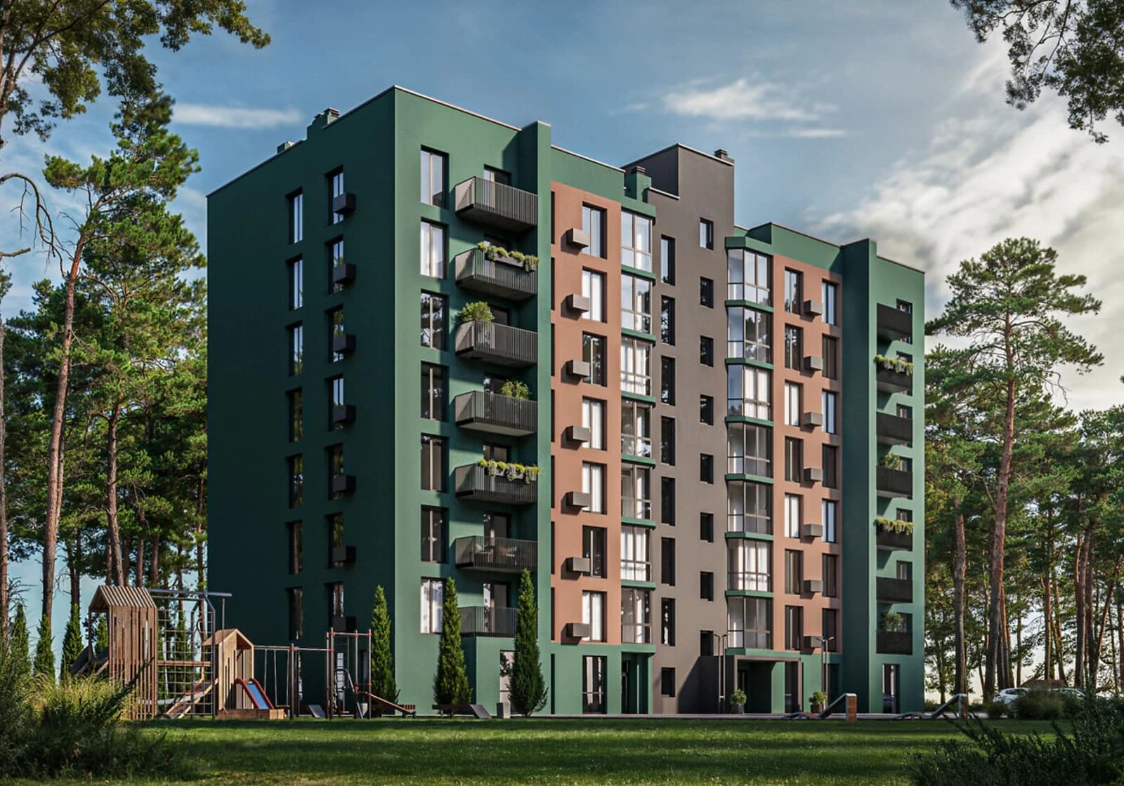 1-кімнатна квартира, Богунський: новобудова, набережна та ліс поруч - фото 1