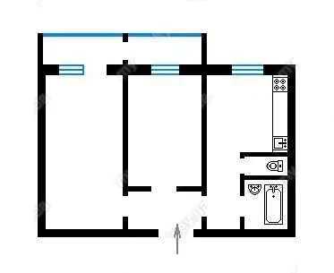 2-кімнатна квартира, Деснянський: євроремонт, сонячна сторона