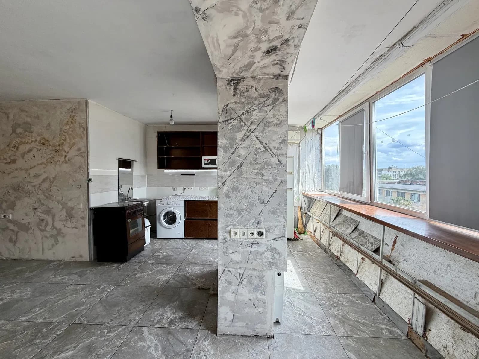 1-кімнатна квартира, Титова: євроремонт, балкон збільшено на 60 см - фото 2