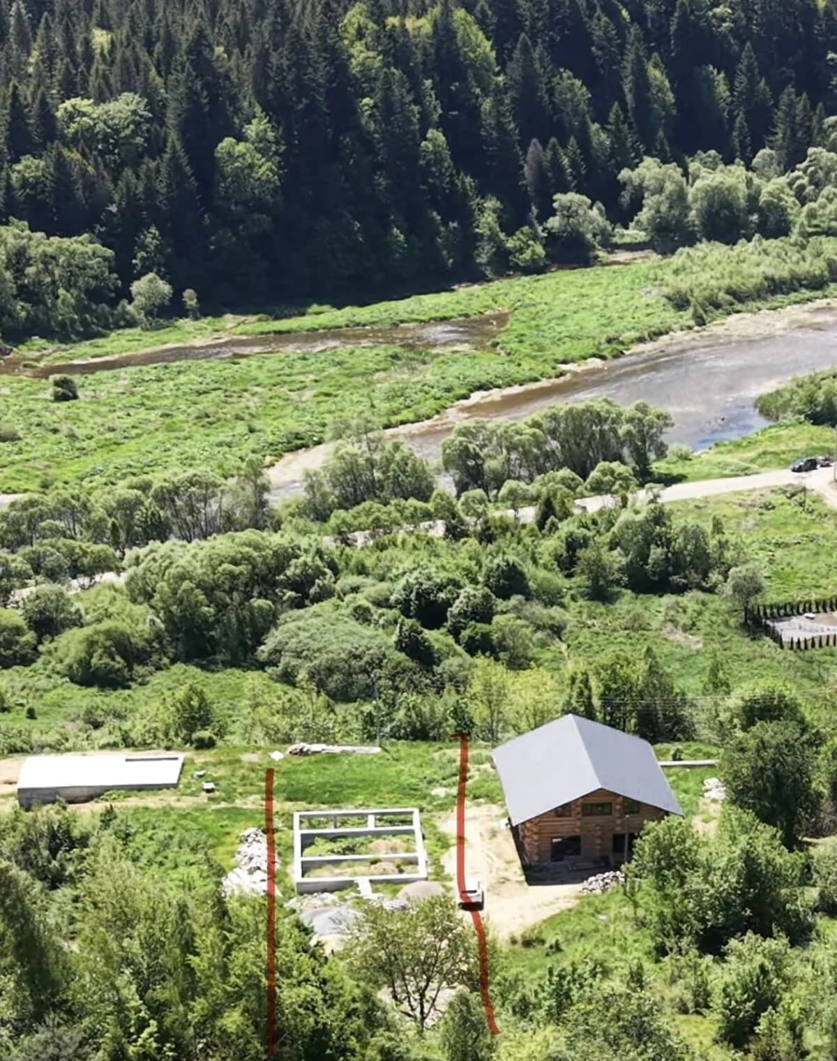 Ділянка 6 соток, Коритище: під житлову забудову, струмок, електрика - фото 3