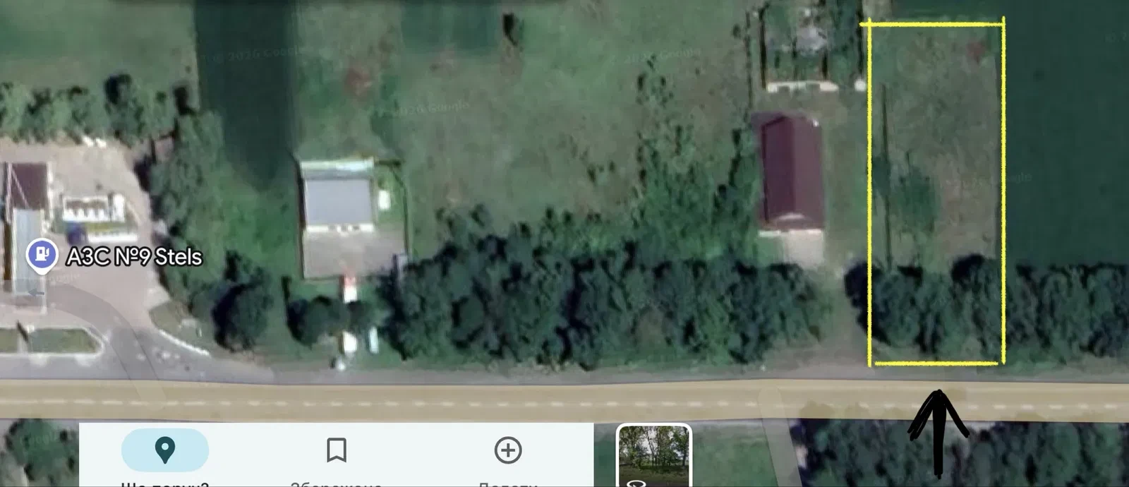Ділянка 13.55 соток, Шипинці: траса Н-10, АЗС Stels
