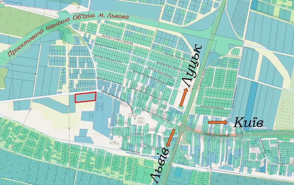 Ділянка 150 соток, Малі Підліски: логістичний центр, фасадна - фото 2