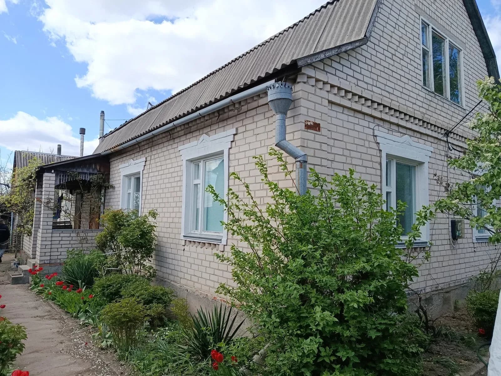 Будинок, Бородянка: озеро в кінці городу, гараж