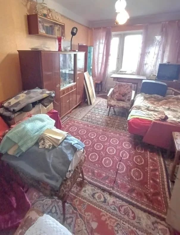 1-кімнатна квартира, Заводський: газова колонка, балкон, цегляні стіни - фото 4