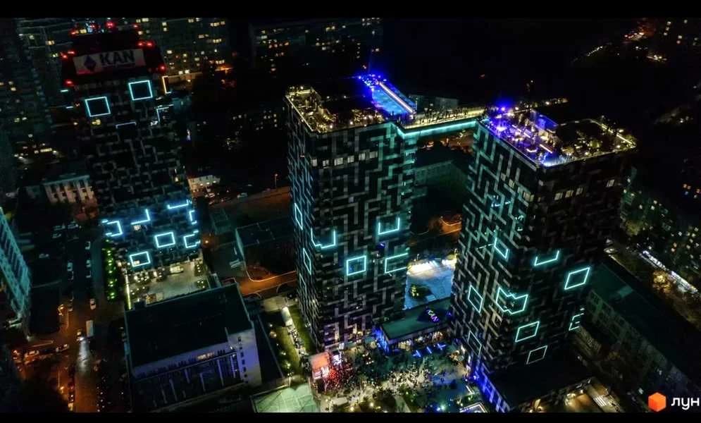 1-кімнатна квартира у ЖК Tetris Hall: окрема спальня, краєвиди - фото 4