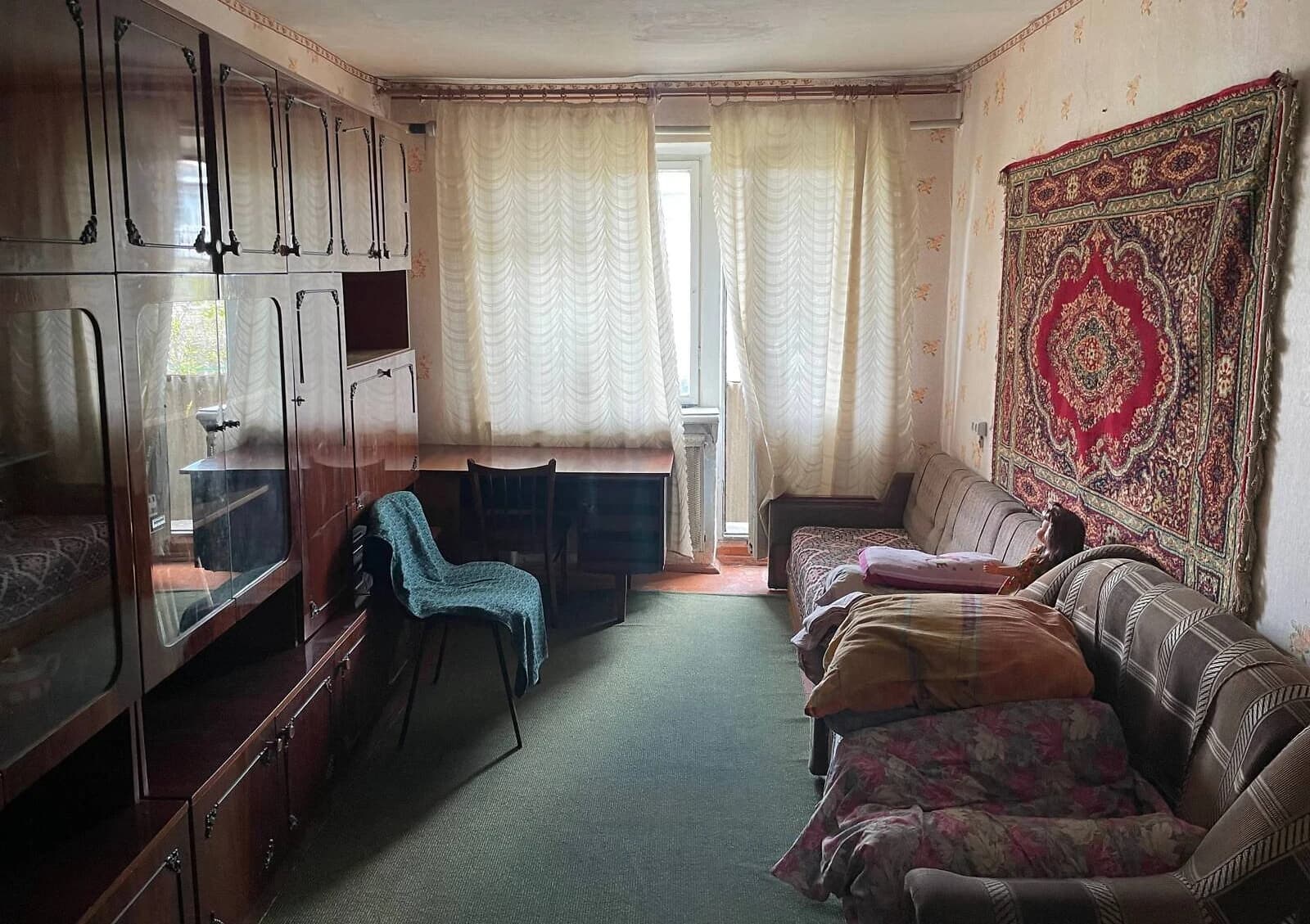 2-кімнатна квартира, Павлоград: хрущовка, цегляні стіни - фото 1
