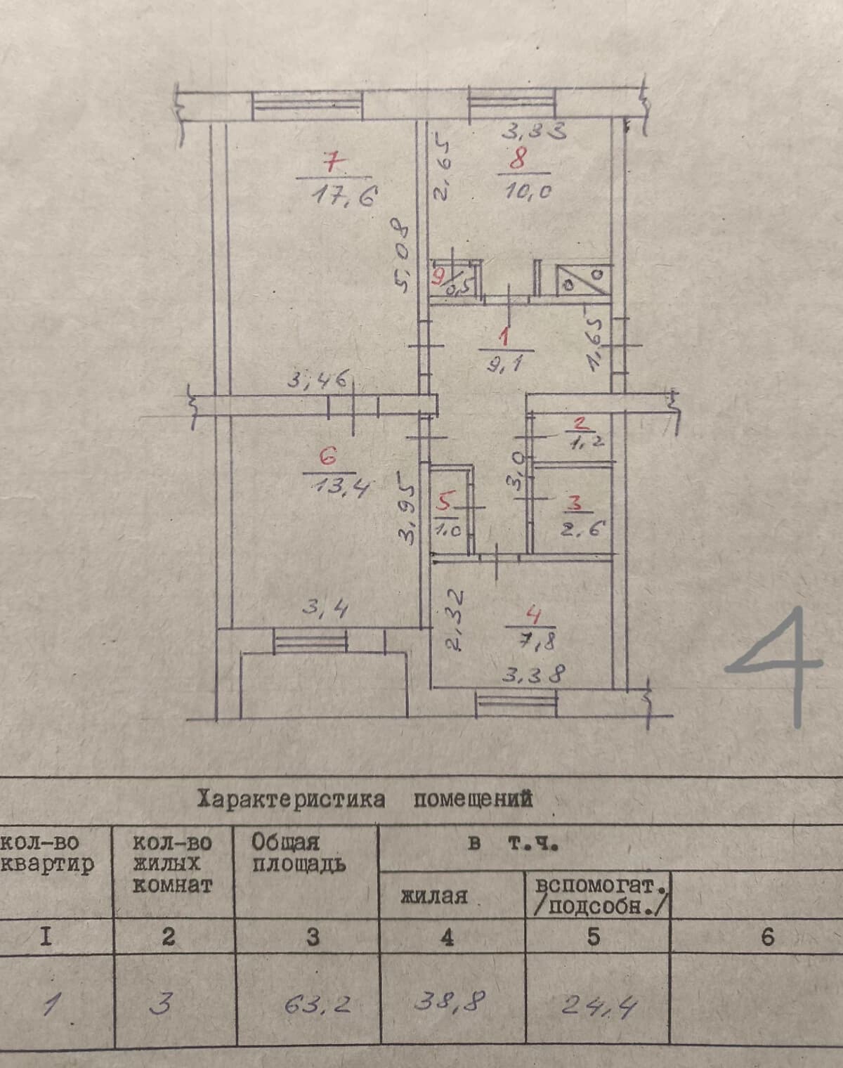 3-кімнатна квартира, Добровеличківка: укриття, торг можливий - фото 4