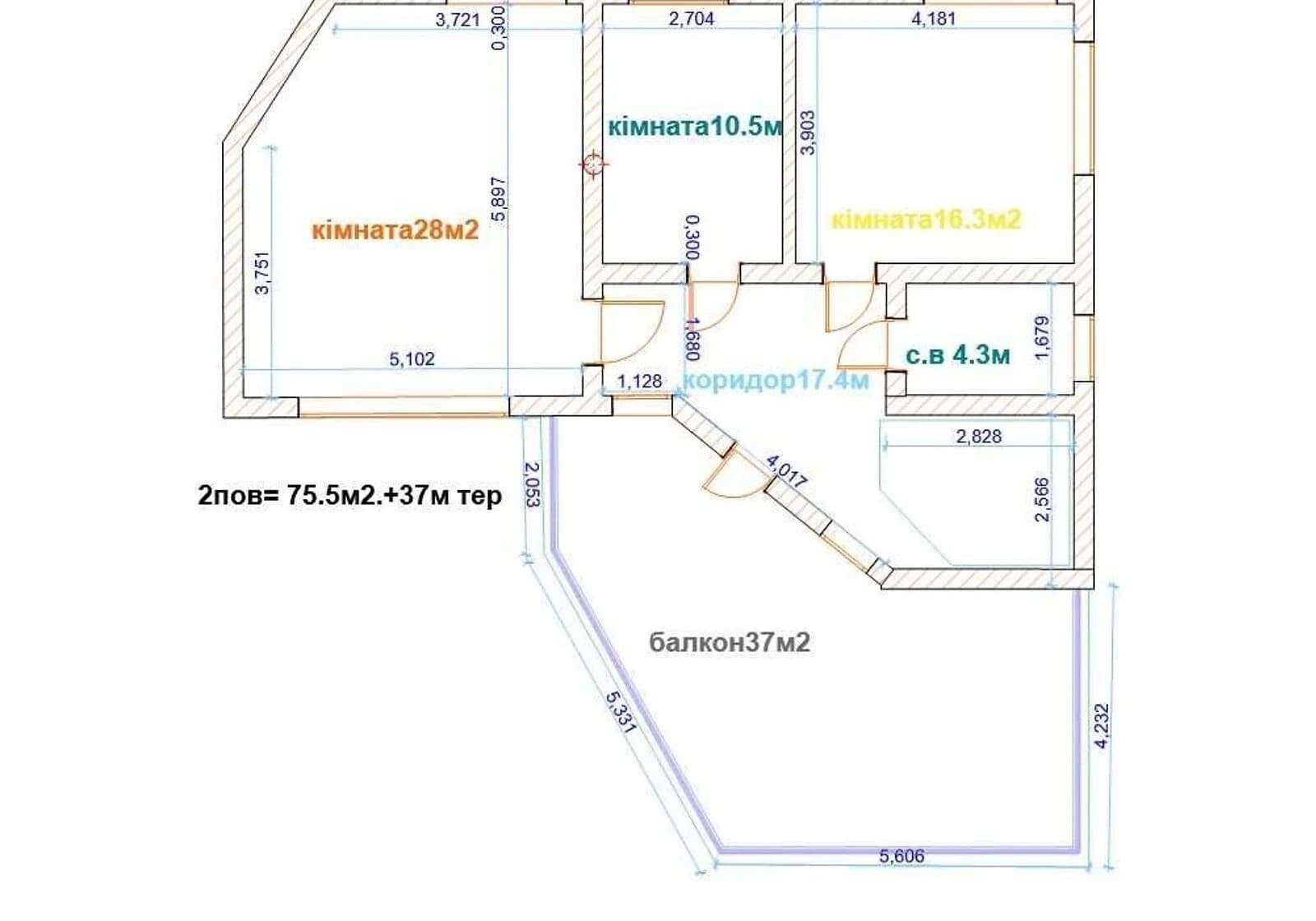 Будинок, Раковець: газобетонні стіни, централізоване опалення - фото 3