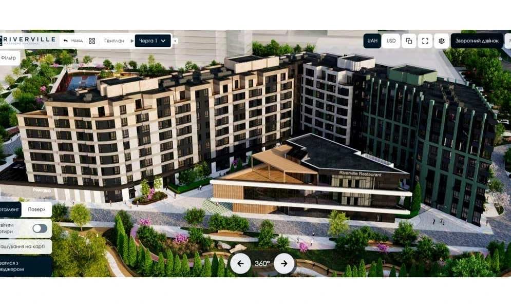 1-кімнатна квартира у ЖК RIVERVILLE: набережна, басейн - фото 2