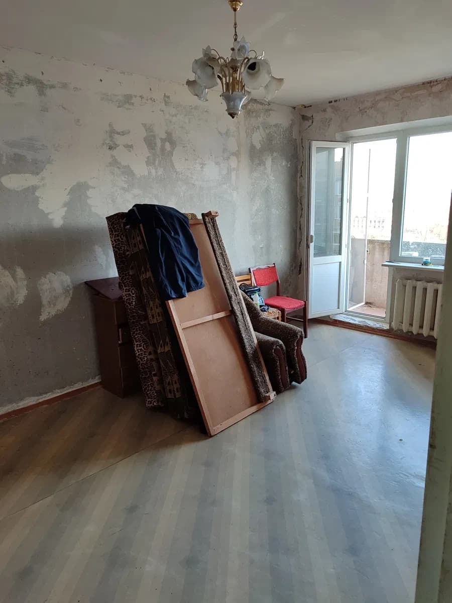 1-кімнатна квартира, Інгулець: під чистову обробку, школа і садок за 5 хв - фото 3