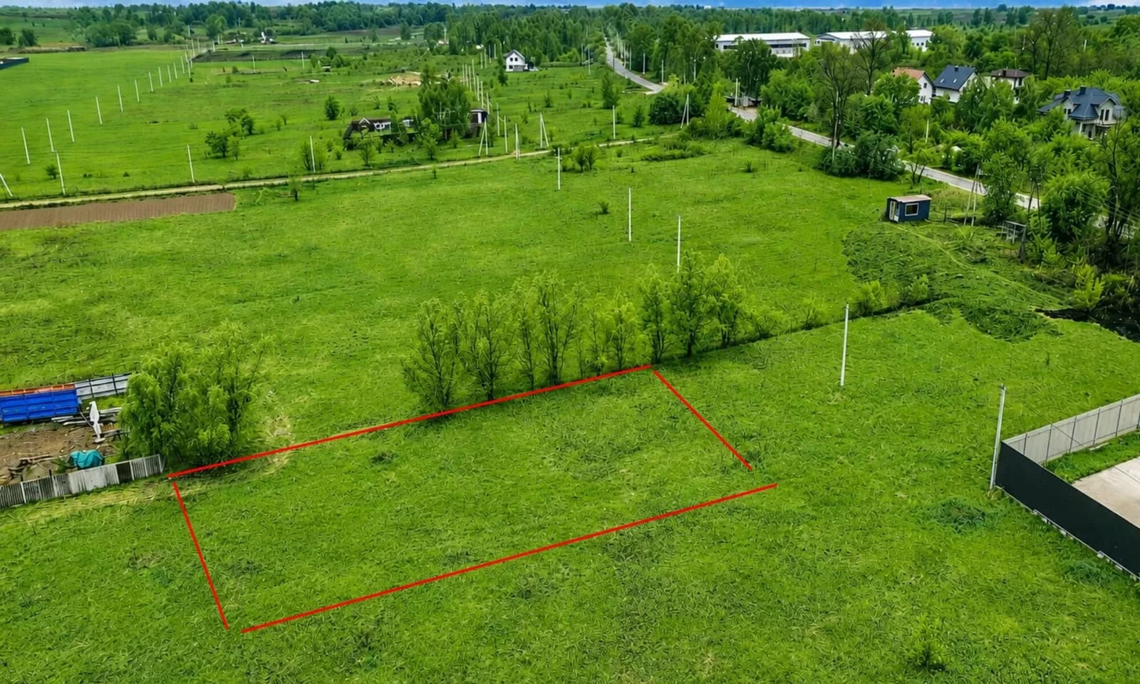 Ділянка 10 соток, Нові Петрівці: кутова, метро Героїв Дніпра 15 км - фото 1