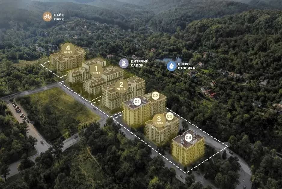 1-кімнатна квартира у ЖК AUROOM LOUNGE: бізнес-клас, підземний паркінг - фото 1