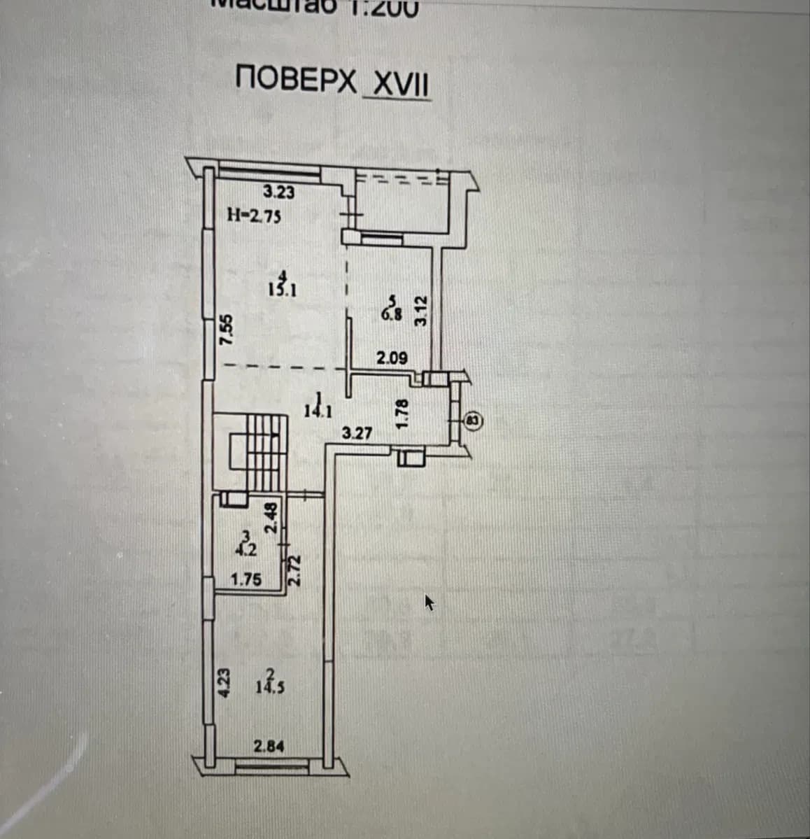 Пентхаус у ЖК San Francisco Creative House: під офіс, тераса - фото 1