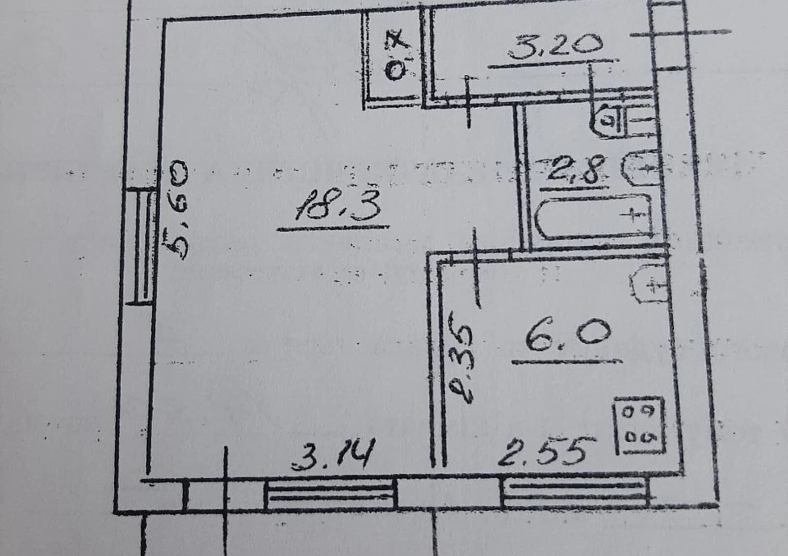 1-кімнатна квартира, Тернівський: гараж із підвалом, газ без світла - фото 2