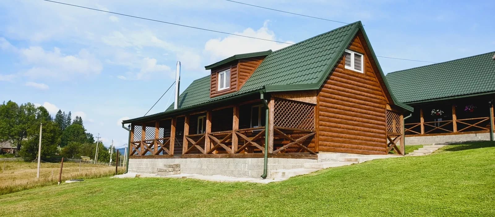 Котедж, Яблуниця: для 4-6 осіб, краєвид 360°, 10 соток