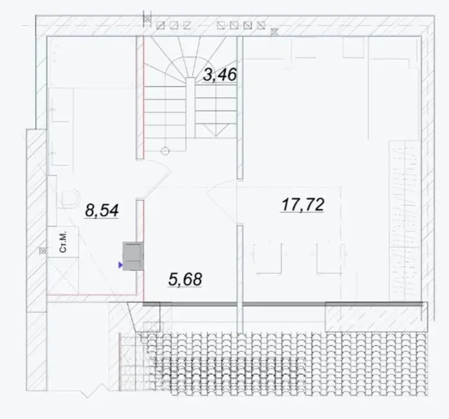 2-кімнатна квартира у ЖК Desna Park Residence: дворівнева, єОселя - фото 4